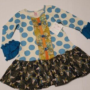 Giggle Moon blouse sz 2 Streams of water